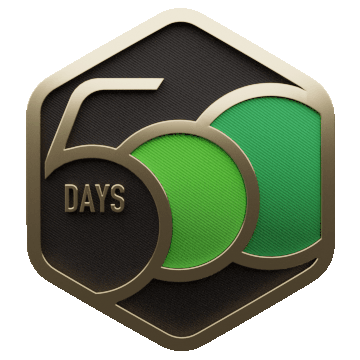 500 Days Badge